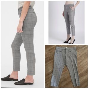 Gap Signature Skinny Ankle Plaid Pants